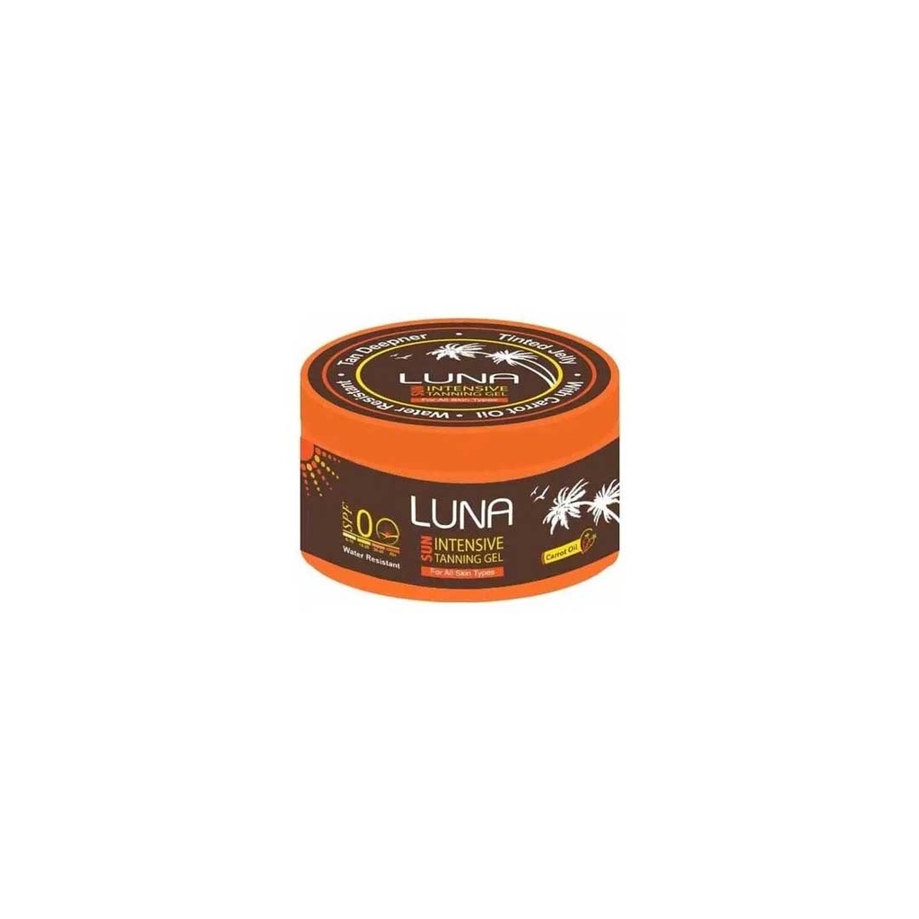 لونا صن تانينج جل - Luna Sun Intensive Tanning Gel (130g, بدون, 0)