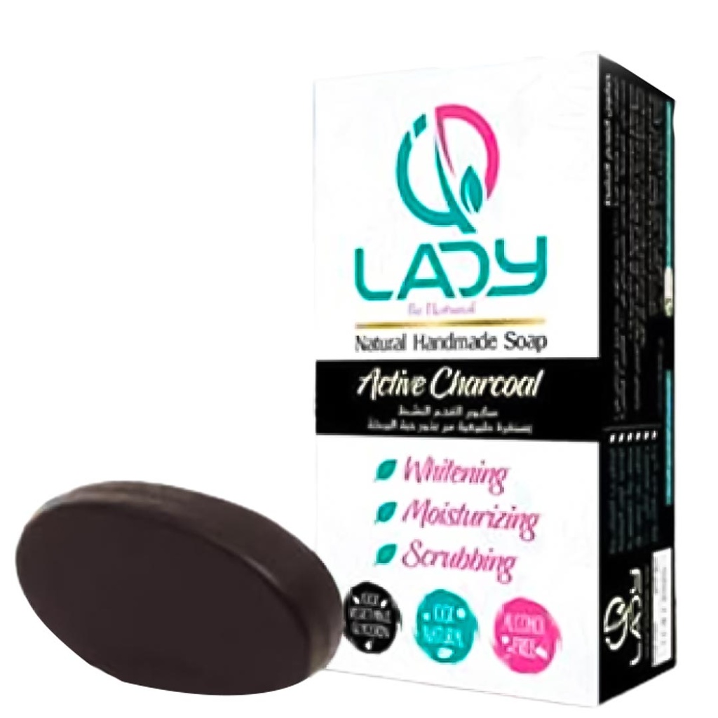 ليدى صابون - Lady Soap (Senior, 100 g, Charcoal)