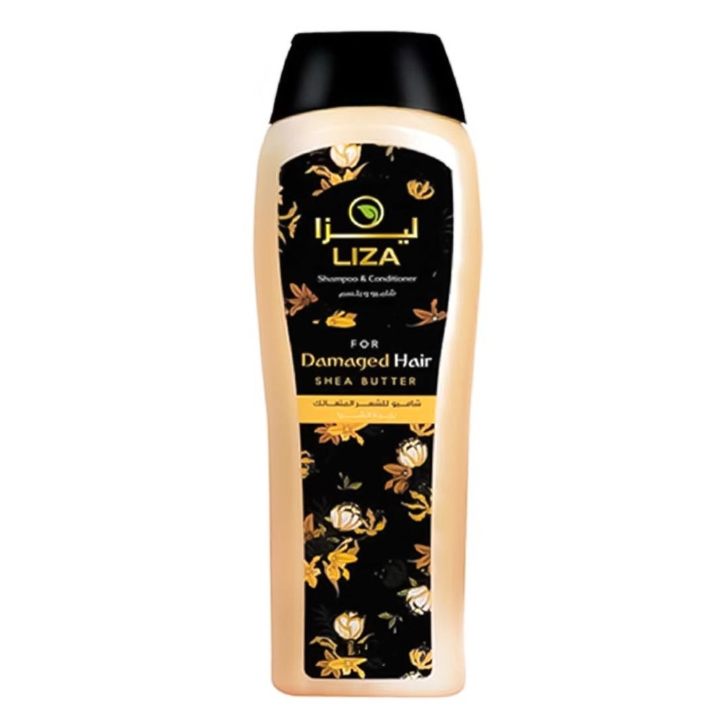 ليزا شامبو - Liza Shampoo (500ml, زبدة شيا, بدون)