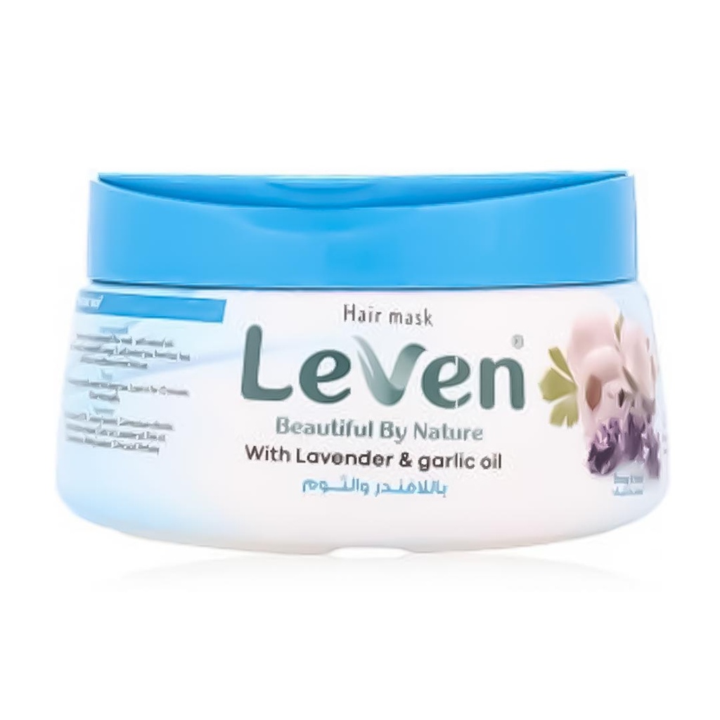ليفين حمام كريم - Leven Hair Mask (800ml, لافندر&ثوم)