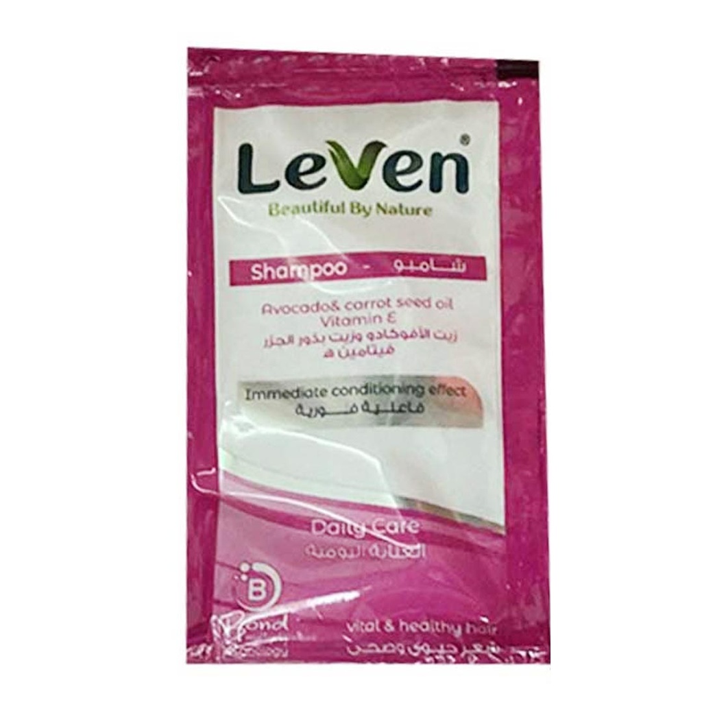 ليفين شامبو - Leven Shampoo (7ml, افوكادو&بذور الجزر)