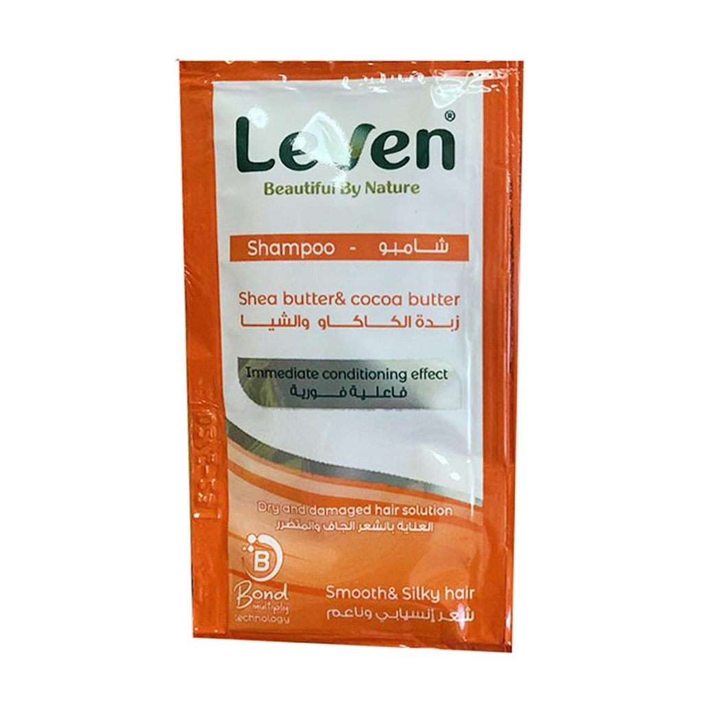 ليفين شامبو - Leven Shampoo 10ml (10ml, زبدة كاكو&الشيا)