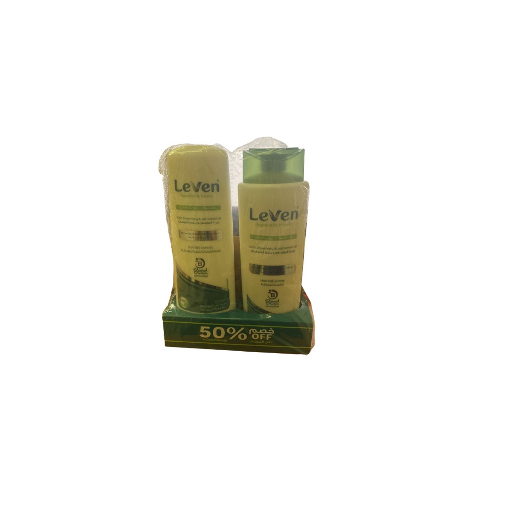 ليفين شامبو - Leven Shanpoo (400ml, Fall, +Conditioner 40ml Discount 50%)