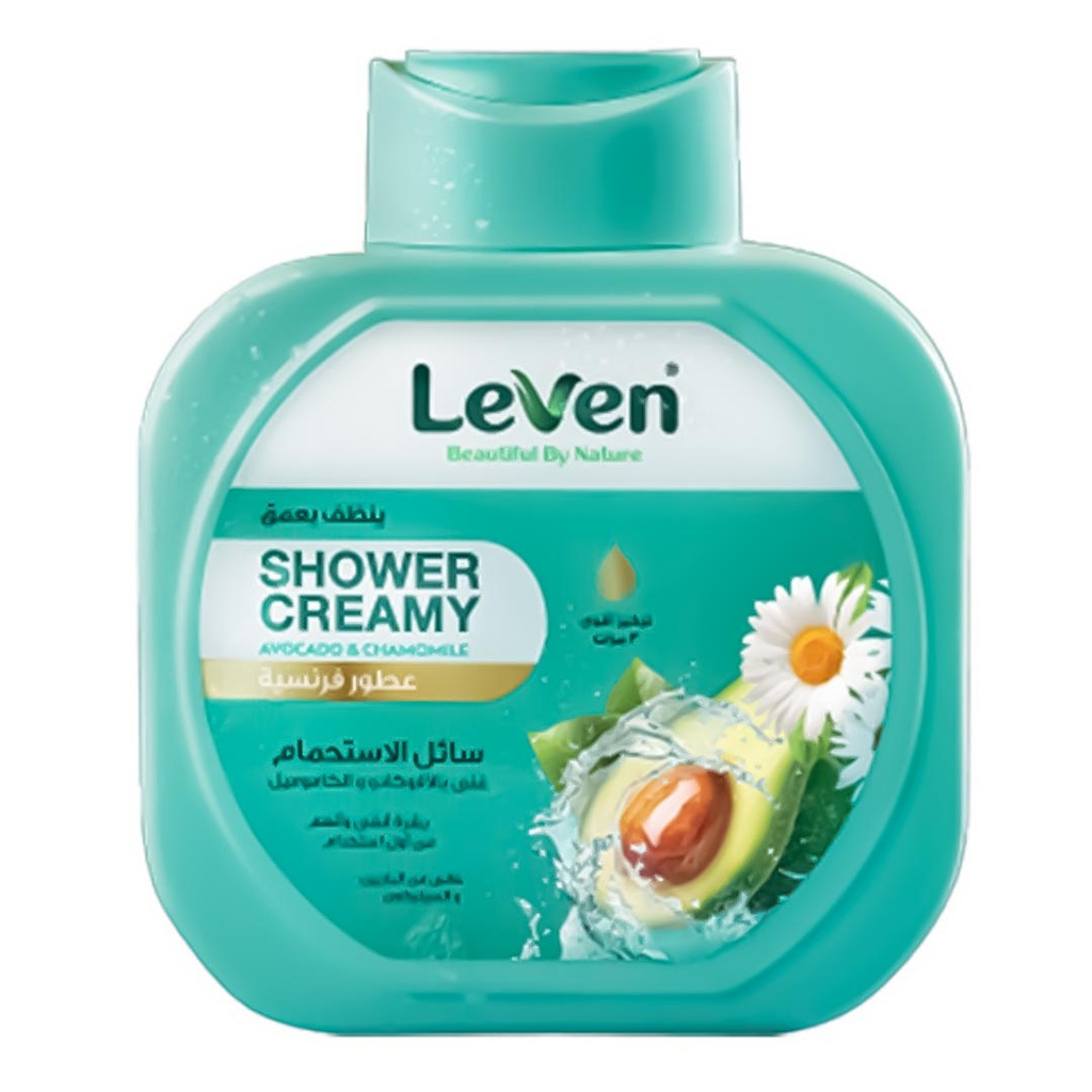 ليفين شاور كريمى - Leven Shower Creamy (750ml, افوكادو&كاموميل)