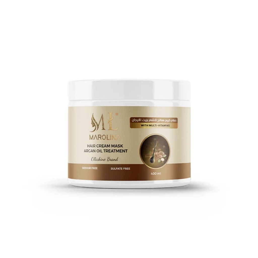 مارولينا حمام كريم ارجان - Marolina Hair Cream Mask Argan (400ml)
