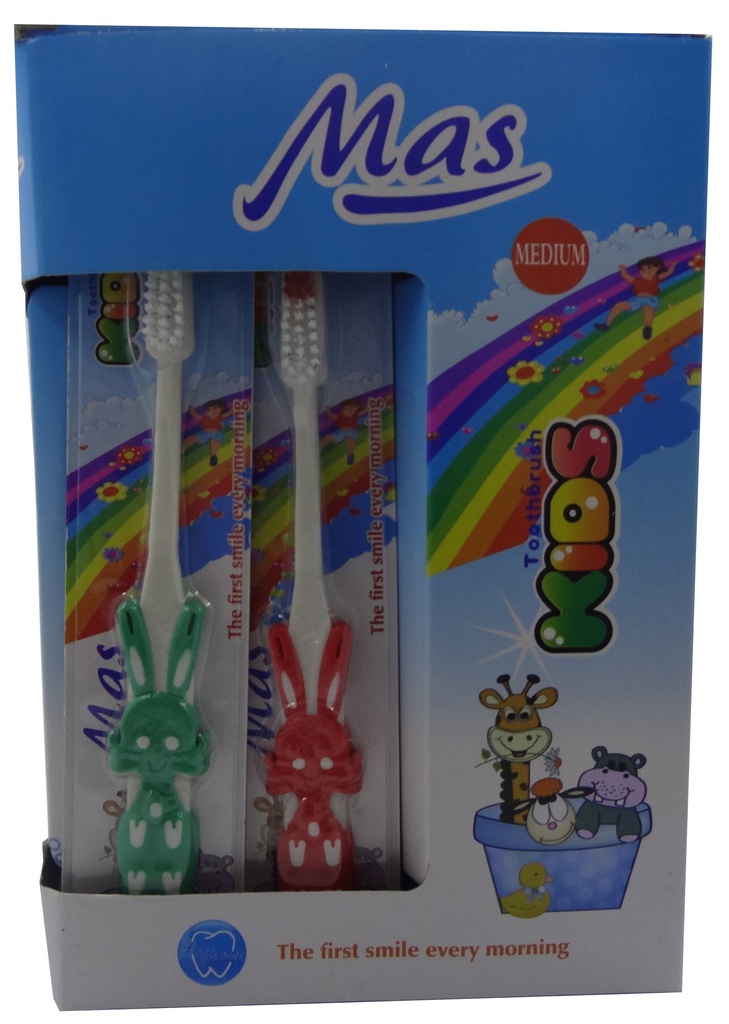 ماس فرشاة اسنان - Mas Tooth Brush (اطفال, No:L476, Med)