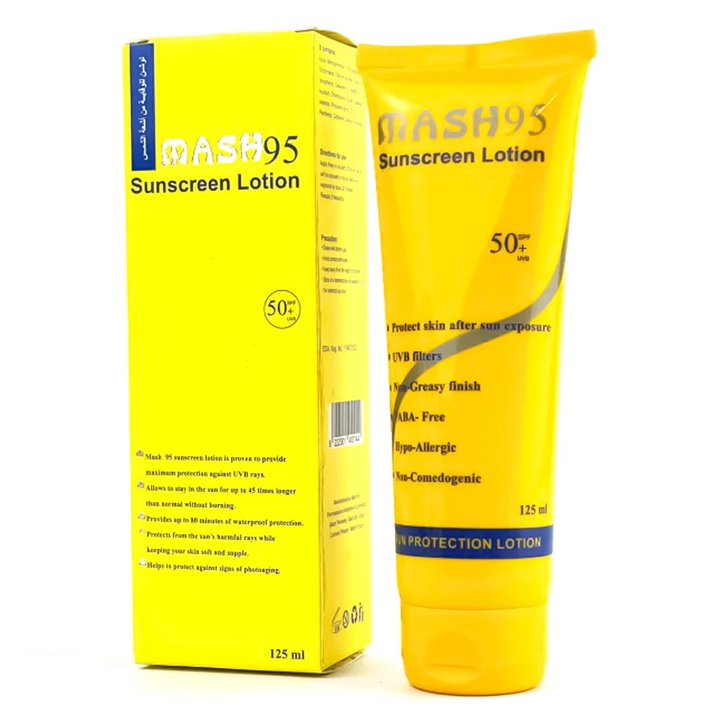 ماش صن سكرين لوشن - Mash Sun Screen Lotion 95 (125ml, 50)