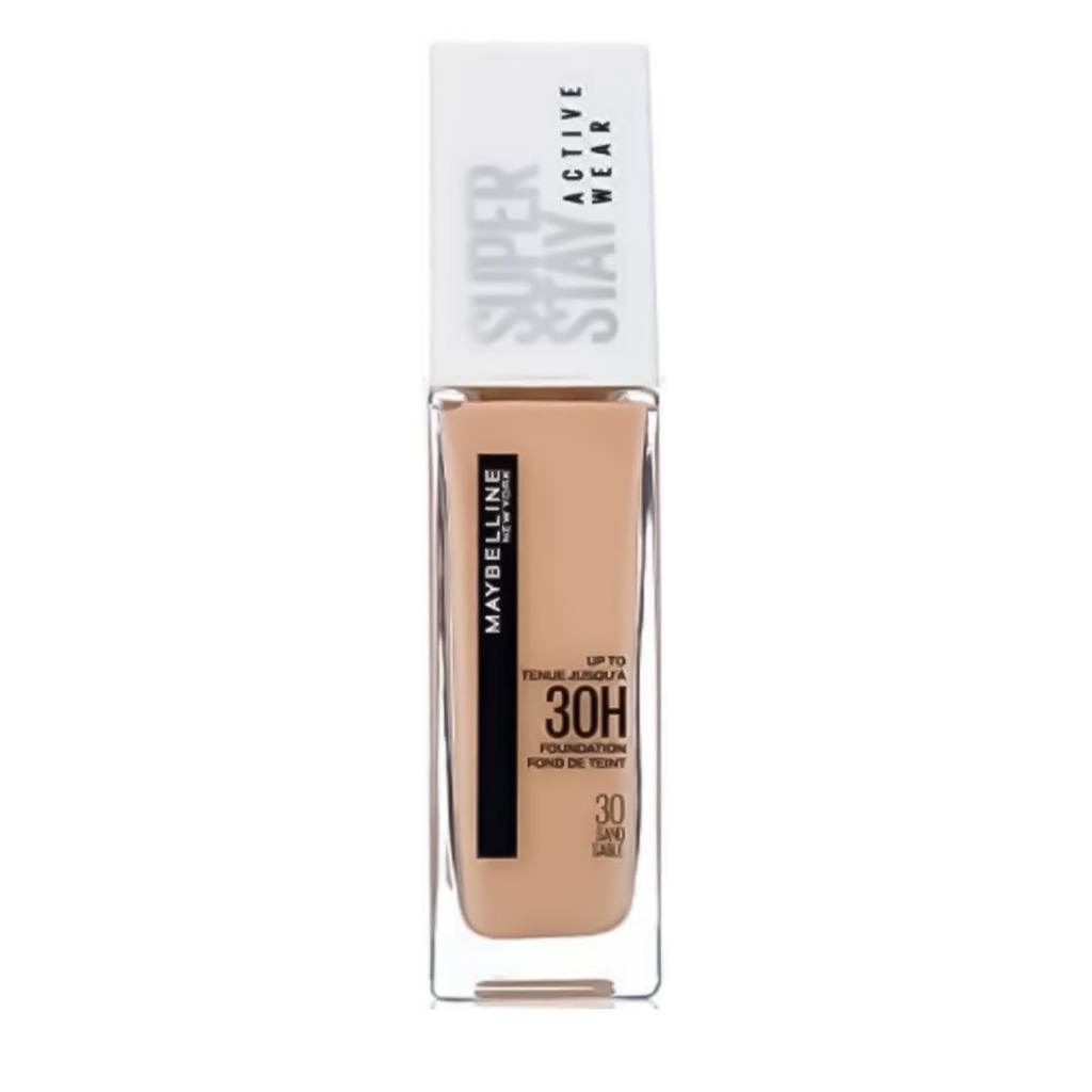 مايبلين سوبر ستاى اكتيف وير فونديشن - Maybelline Super Stay Active Wear Foundation (30ml, 30 ساند سابل)