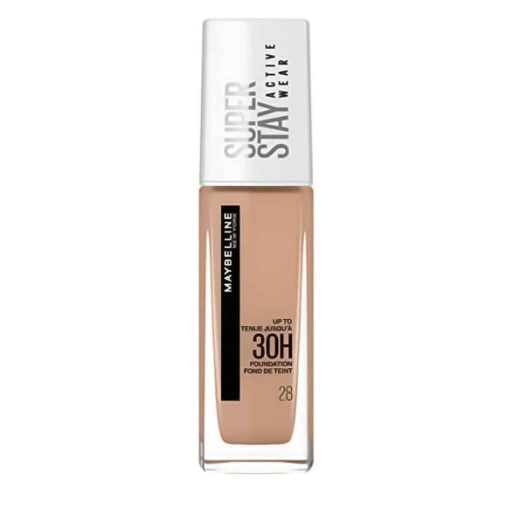 مايبلين سوبر ستاى اكتيف وير فونديشن - Maybelline Super Stay Active Wear Foundation (30ml, 28 سوفت بيج طبيعى)