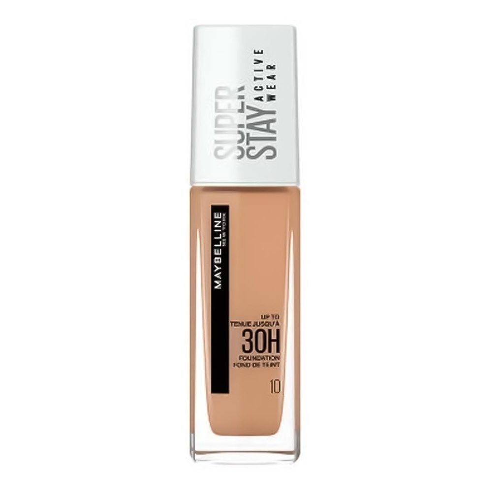 مايبلين سوبر ستاى اكتيف وير فونديشن - Maybelline Super Stay Active Wear Foundation (30ml, 10 ايفورى ايفورى)