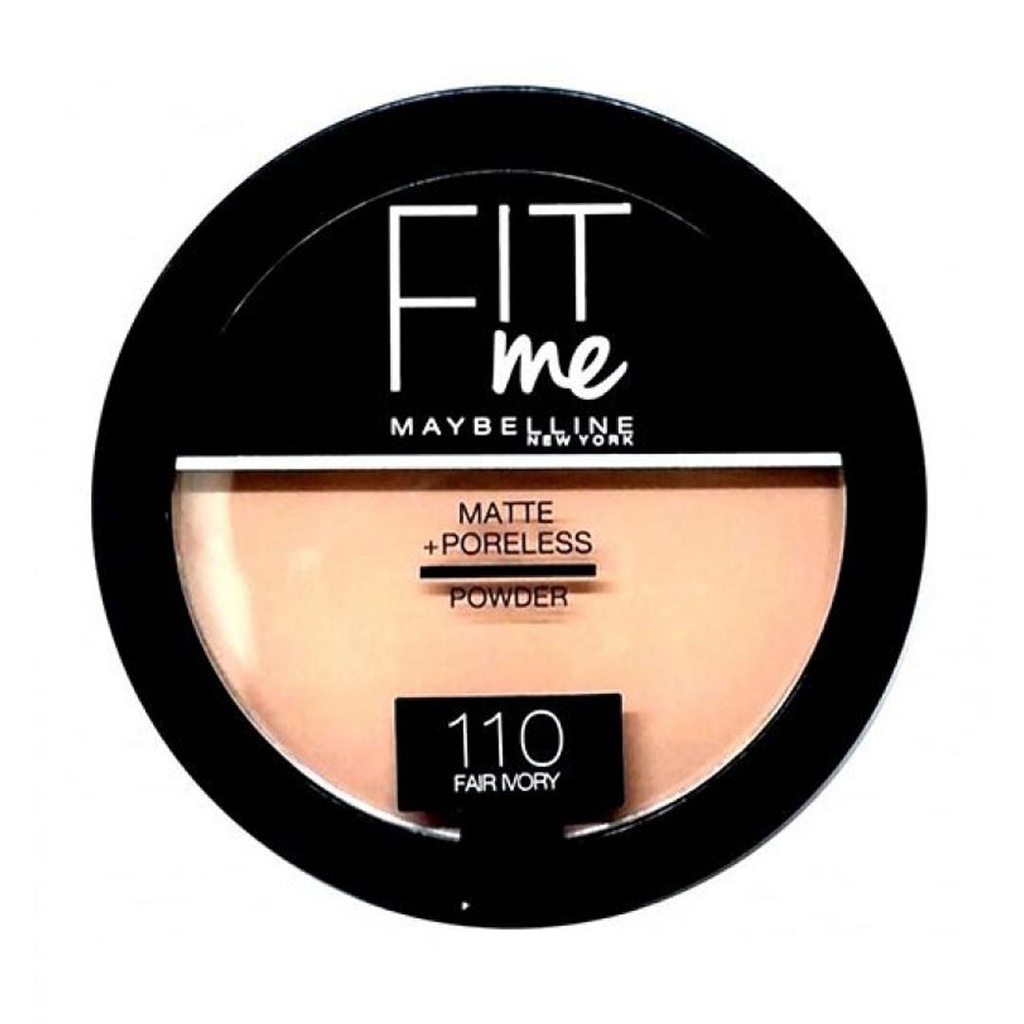 مايبلين فيت مى بودر - MAYBELLINE FIT me Powder (110 فاير ايفورى)