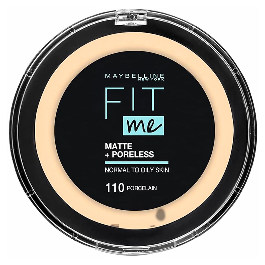 مايبلين فيت مى بودر - MAYBELLINE FIT me Powder (12g, 110 بورسلين)