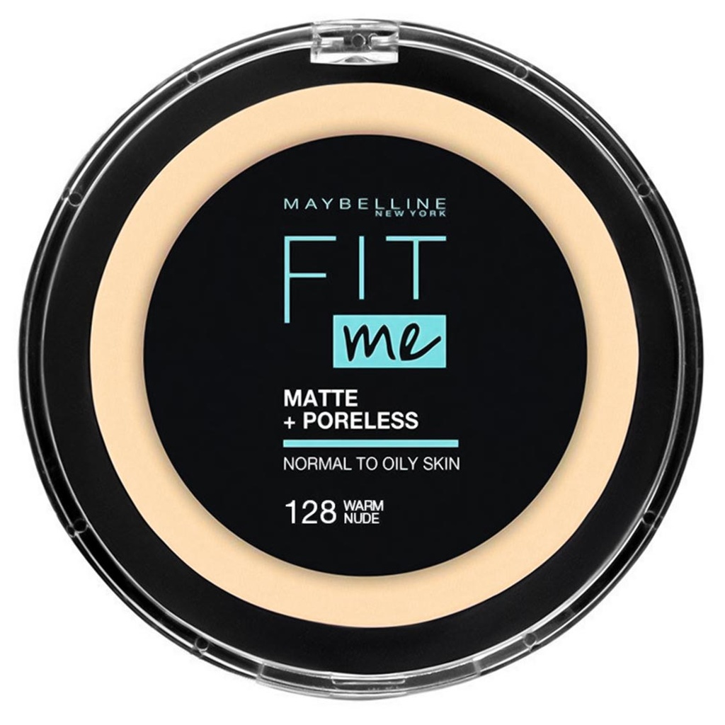 مايبلين فيت مى بودر - MAYBELLINE FIT me Powder (12g, 128 وارم نود)