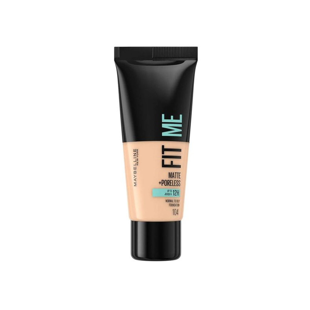 مايبلين فيت مى فونديشن - MAYBELLINE FIT me Foundation (30ml, 104 سوفت افورى)