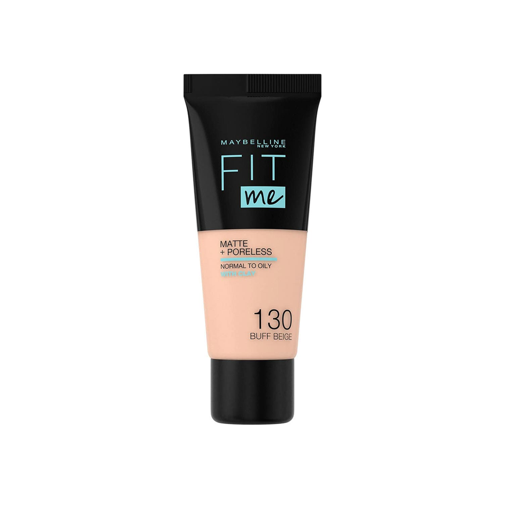 مايبلين فيت مى فونديشن - MAYBELLINE FIT me Foundation (30ml, 130 Buff Beige)