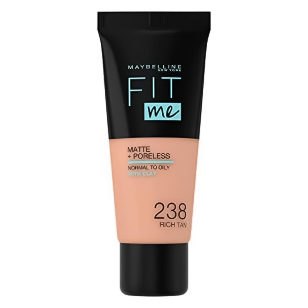 مايبلين فيت مى فونديشن - MAYBELLINE FIT me Foundation (30ml, 238 ريتش تان)