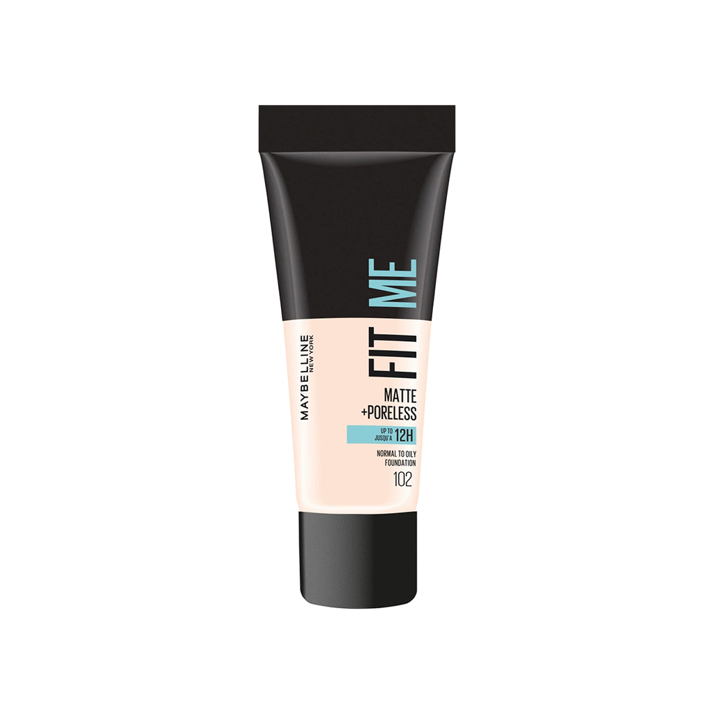 مايبلين فيت مى فونديشن - MAYBELLINE FIT me Foundation (30ml, 102 فاير ايفورى)