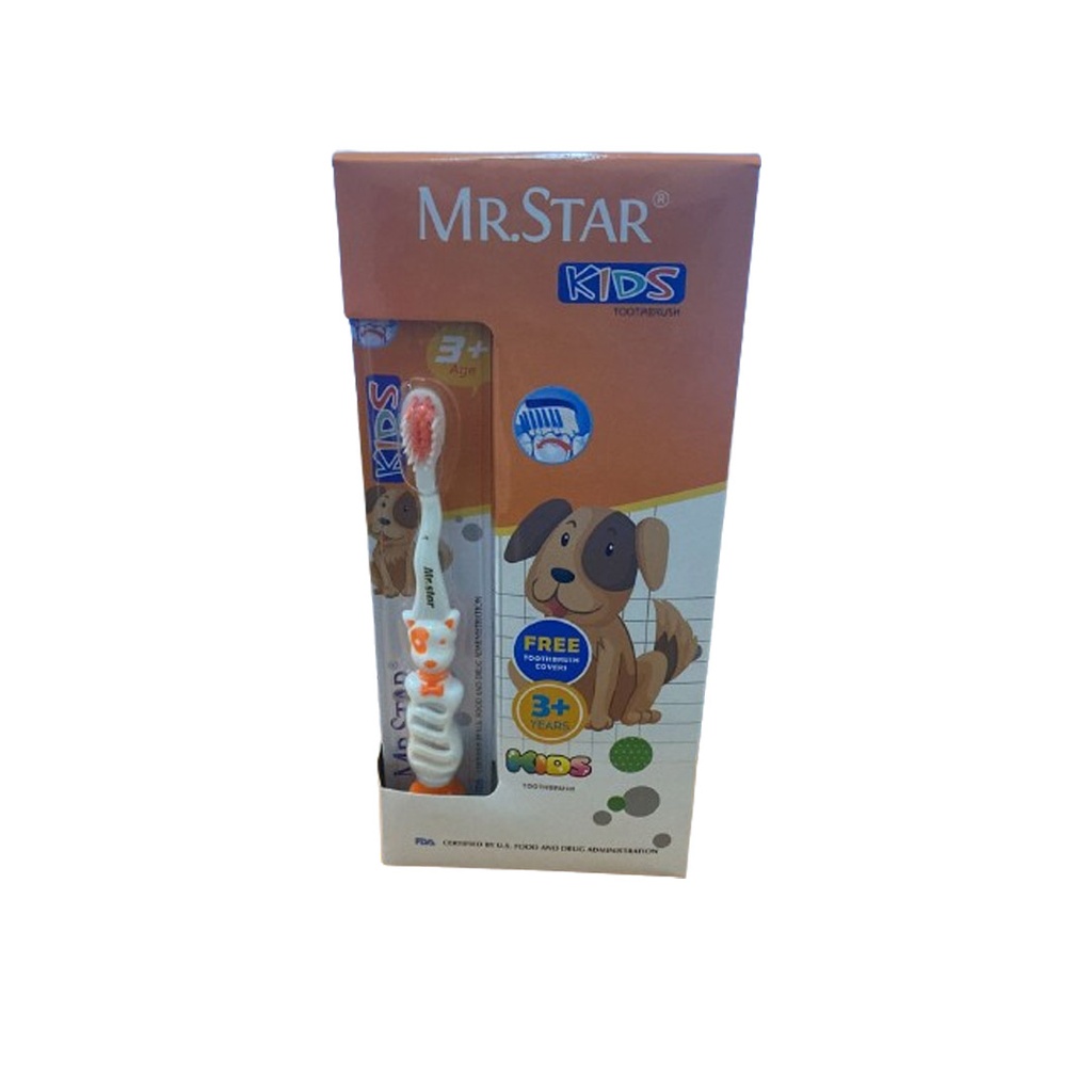 مستر ستار فرش اسنان اطفال - Mr.Star tooth brush Kids (No:01A, Soft)