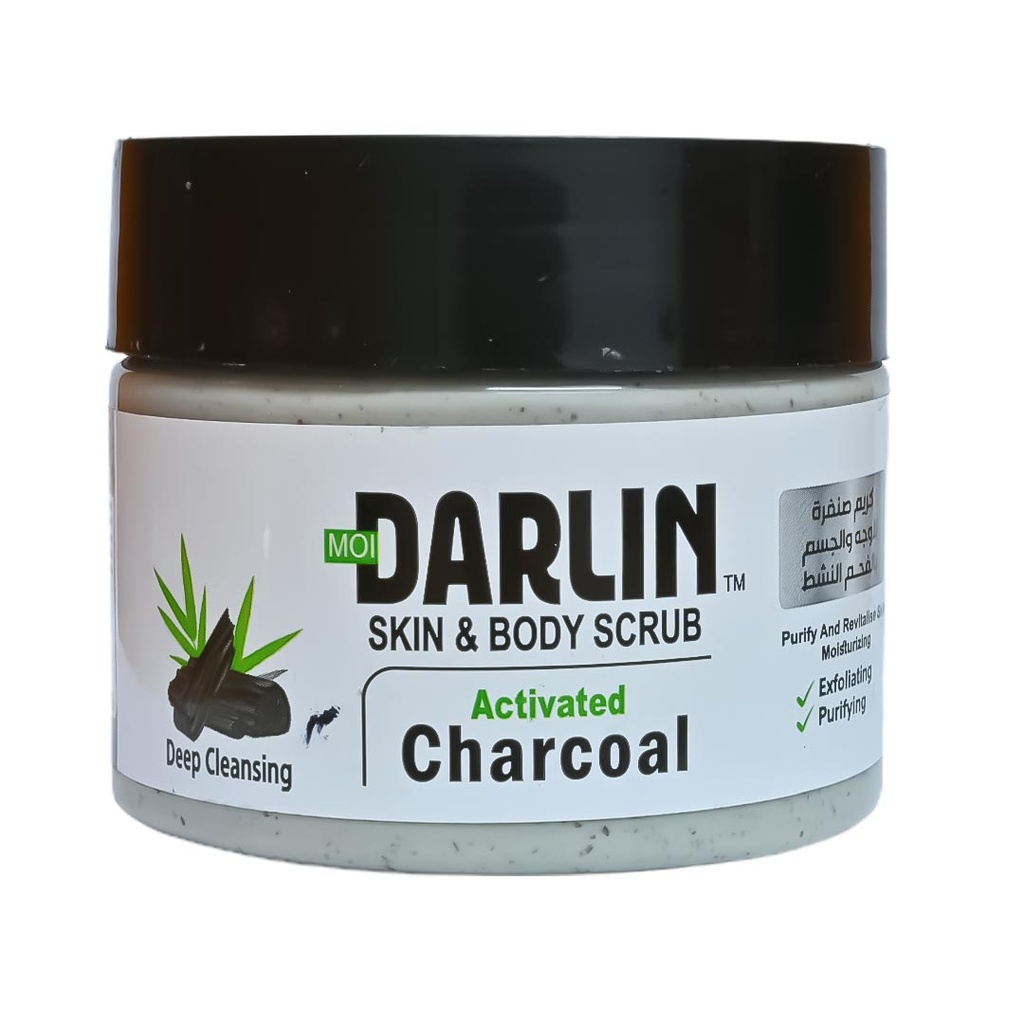 مودارلين مقشر - Moidarlin Scrub (350g, Charcoal)