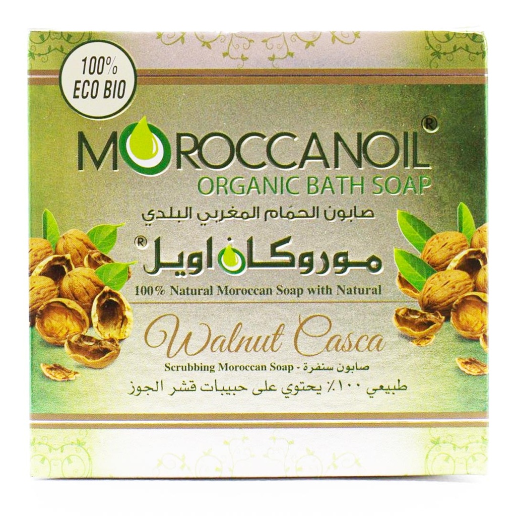 موروكان اويل صابون مغربى - Moroccan Oil Bath Soup (250g, جوز)