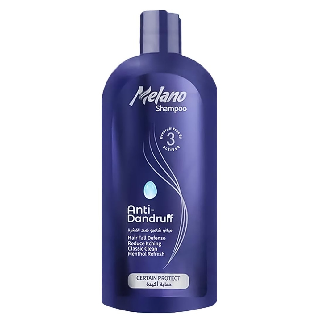 ميلانو شامبو ضد القشرة - Melano Shampoo Anti Dandruff (400ml, ضد القشرة)