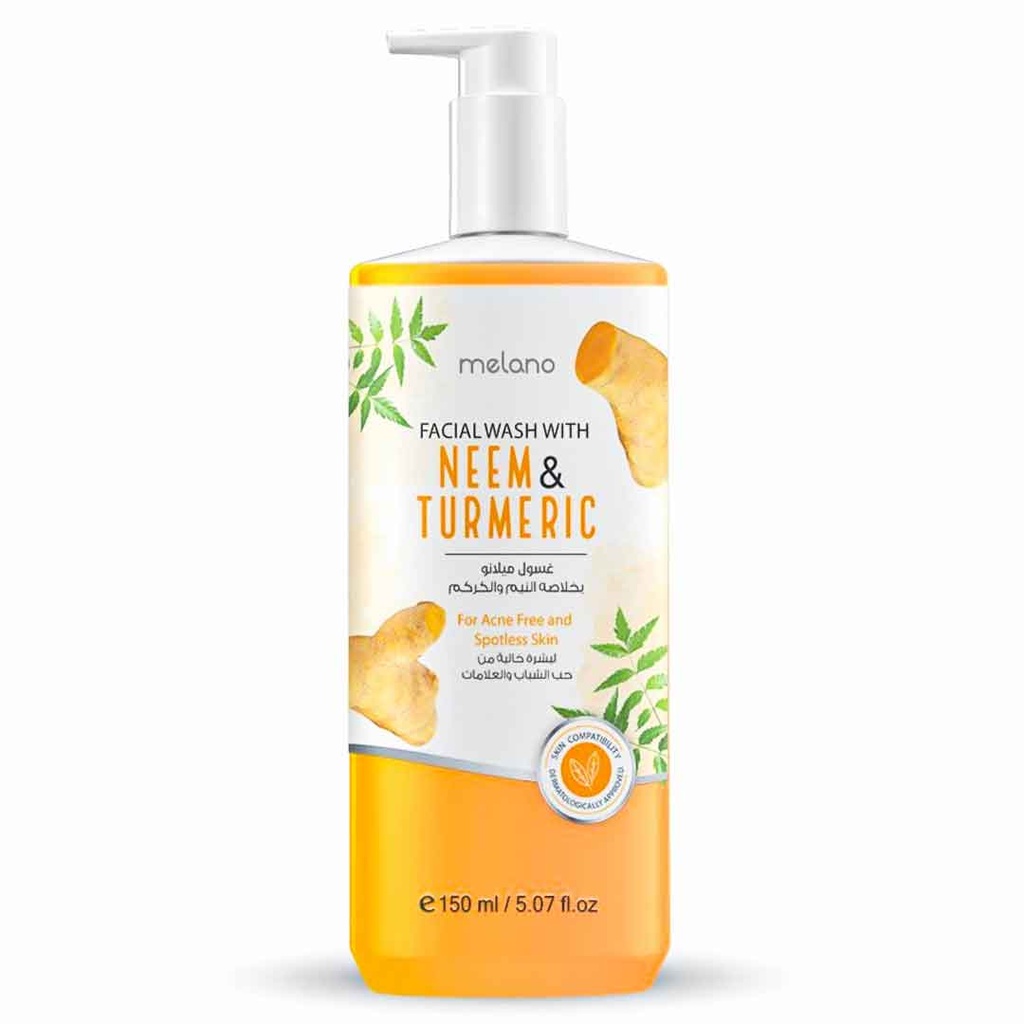 ميلانو غسول - Melano Wash (200ml, نيم&كركم)