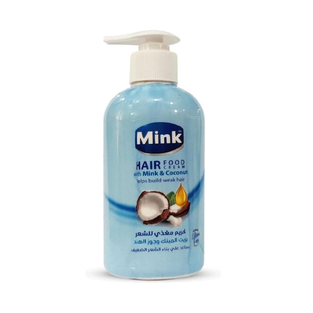 مينك كريم هيرفود بخاخ مينك&جوزهند - Mink Cream Hair Food Bumb Mink&Coconut (350ml)