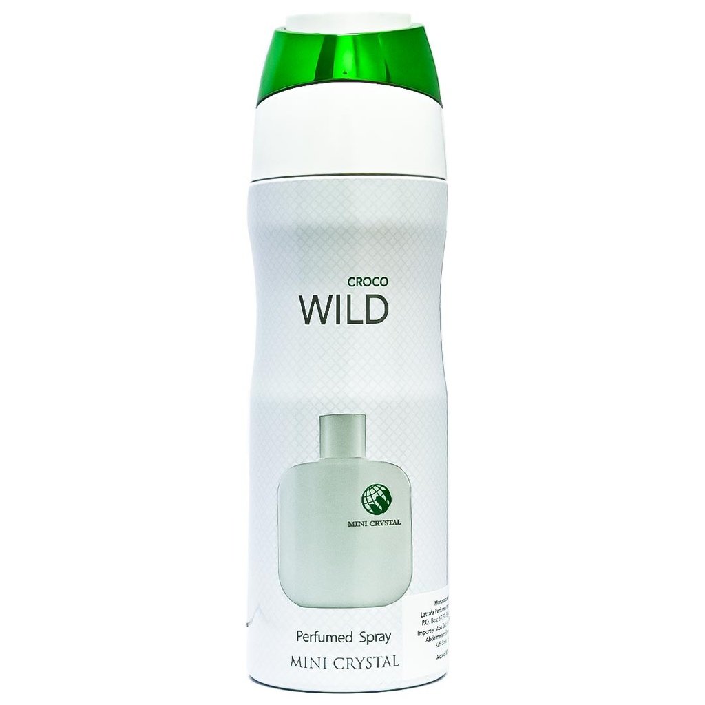 مينى كريستال سبراى - Mini Crystal Spray (رجالى, 200ml, كروكو ويلد, No:D1021)