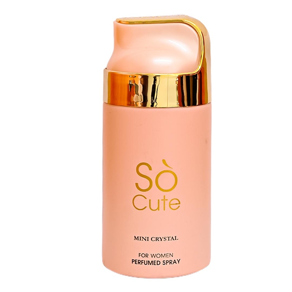 مينى كريستال سبراى - Mini Crystal Spray (نسائى, 250ml, سو كيوت, No:D1152)