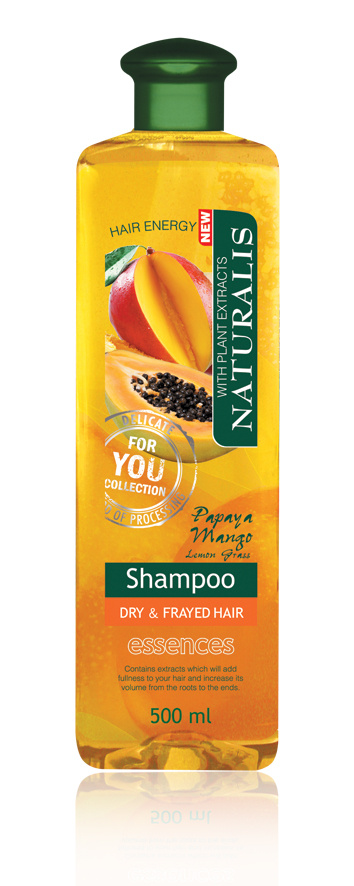 ناتورال ايسنس شامبو - Naturalis Essences Shampoo (500ml, بابايا&مانجو)