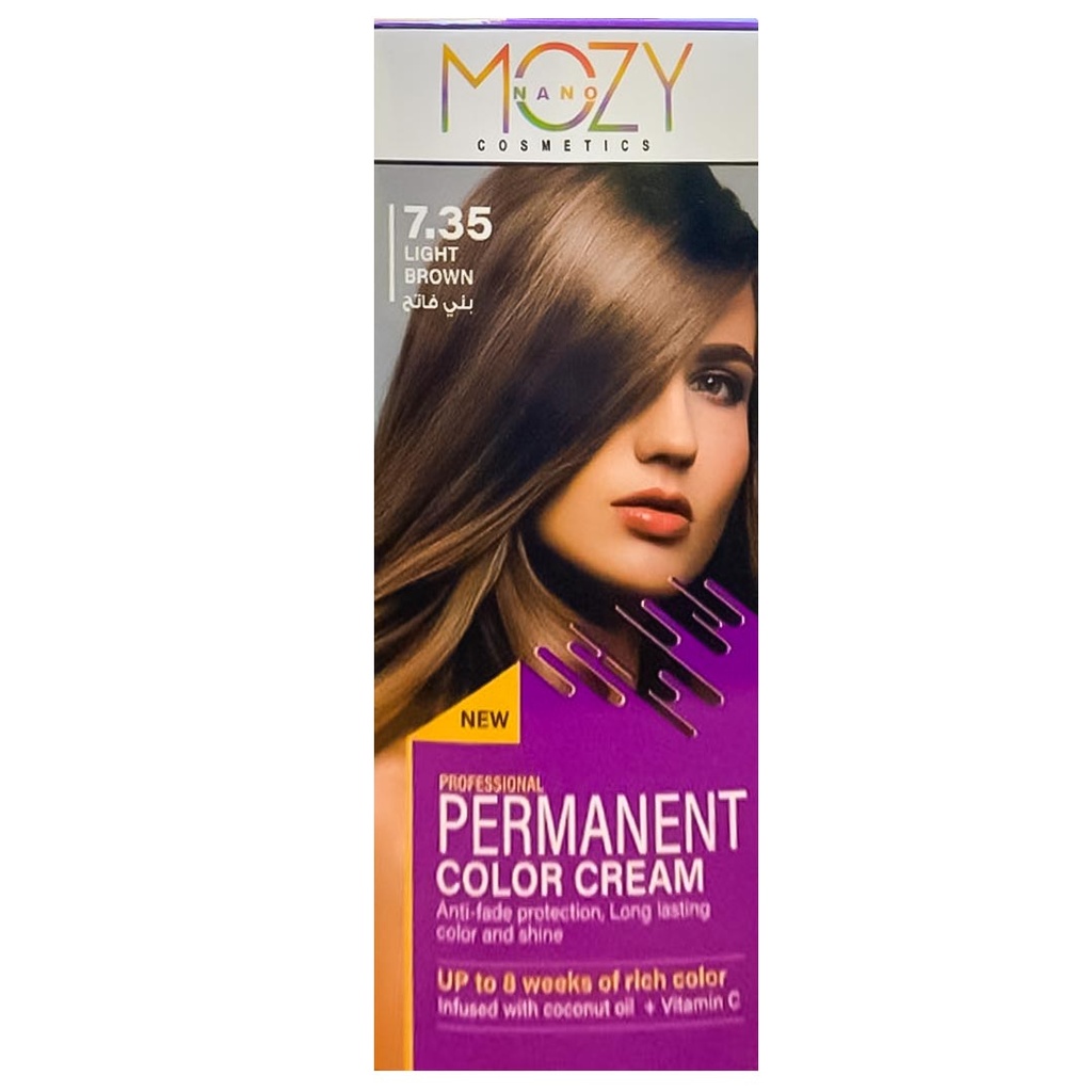 نانو موزى صبغة - Nano Mozy Color (60ml, بنى فاتح 35-7)