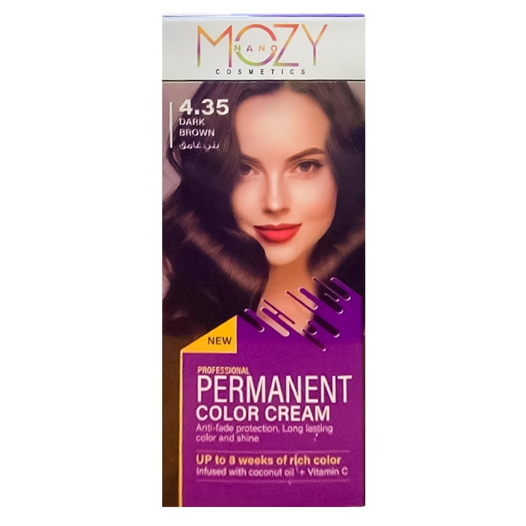 نانو موزى صبغة - Nano Mozy Color (60ml, بنى غامق 35-4)
