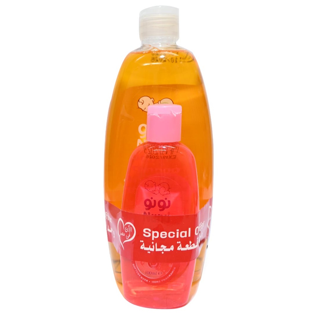 نونو شامبو - Nunu Shampoo (500ml, +بلسم وشامبو 100ml مجانا)