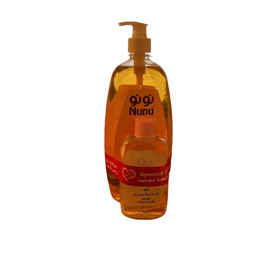 نونو شامبو - Nunu Shampoo (1L, +زيت 200ml مجانا)