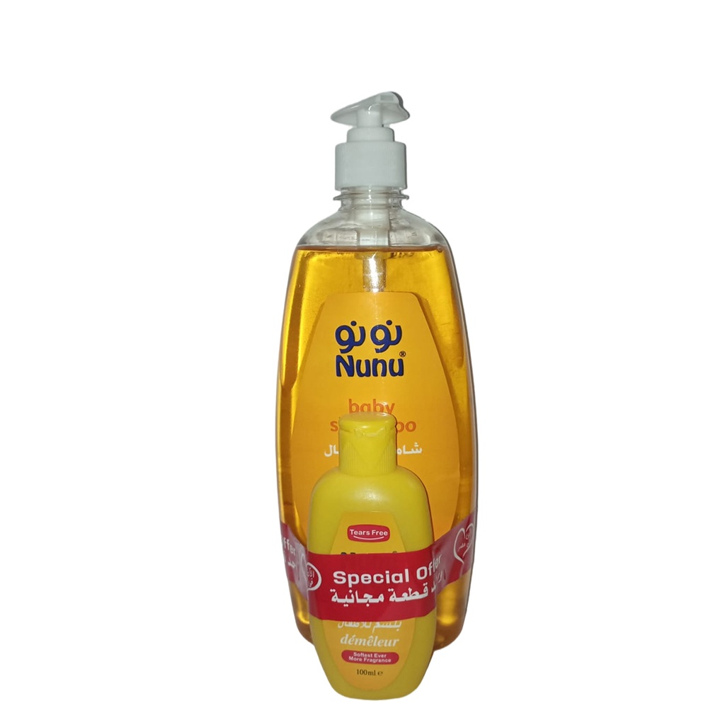 نونو شامبو - Nunu Shampoo (800ml, +بلسم 100ml مجانا)