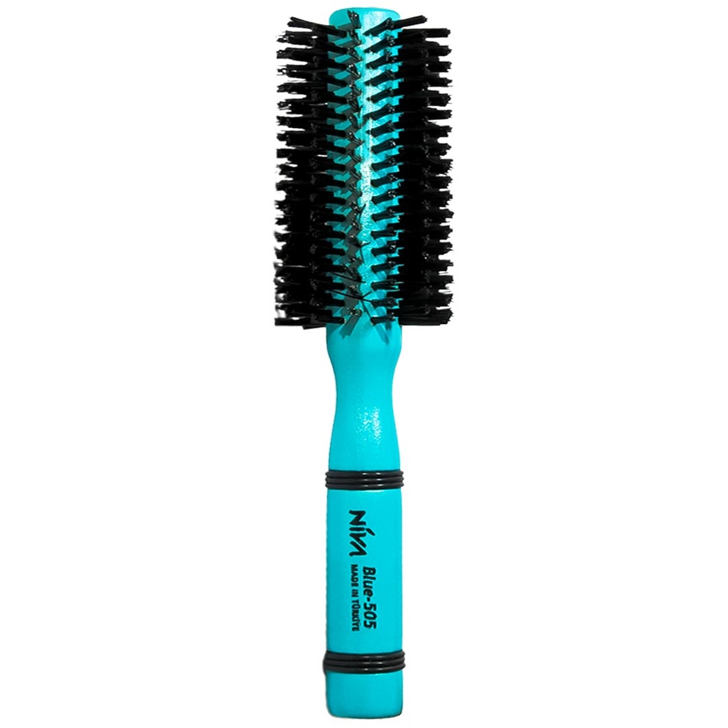 نيفا فرشاة سشوار ازرق - Niva Brush Hair dryer Blue (No:505)