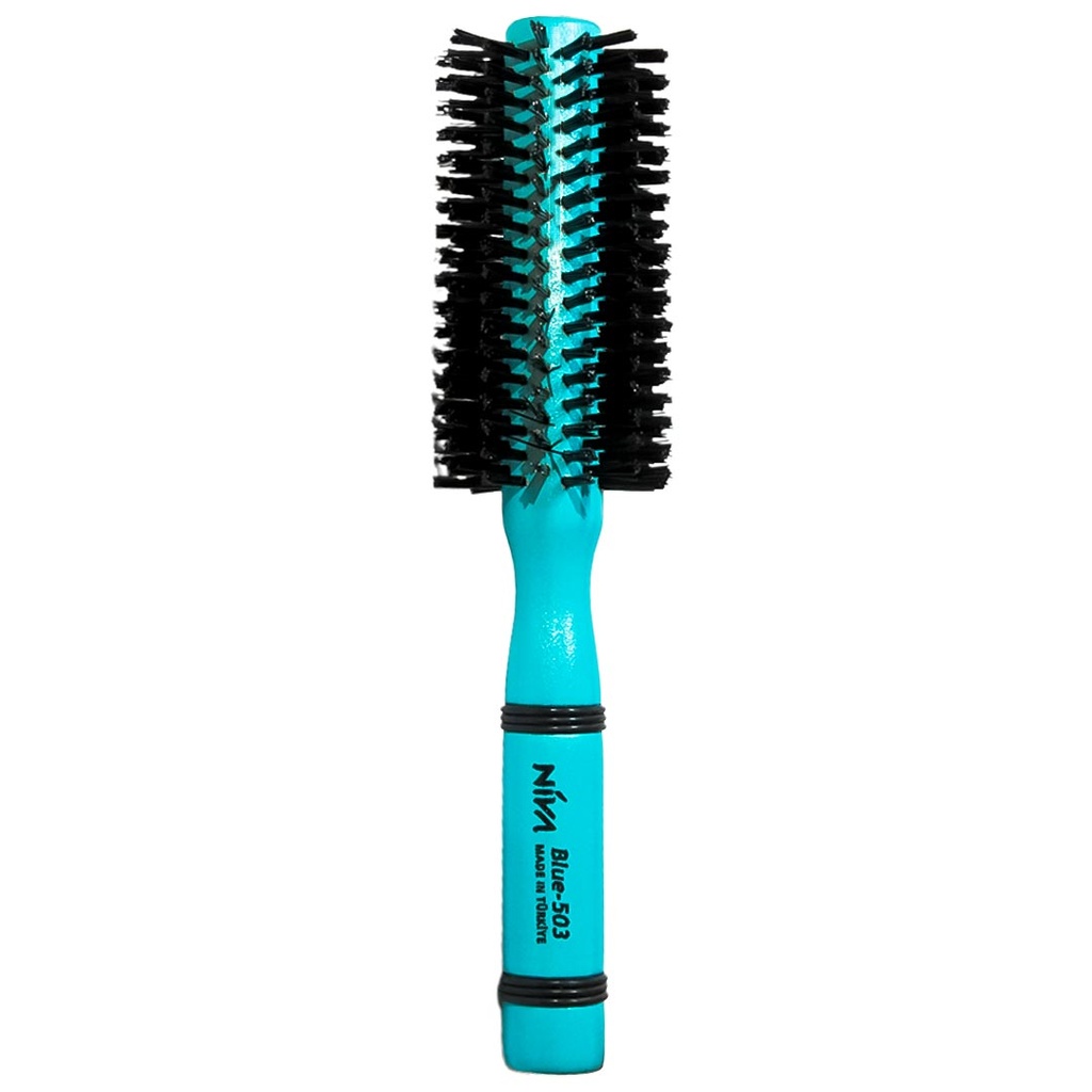 نيفا فرشاة سشوار ازرق - Niva Brush Hair dryer Blue (No:503)