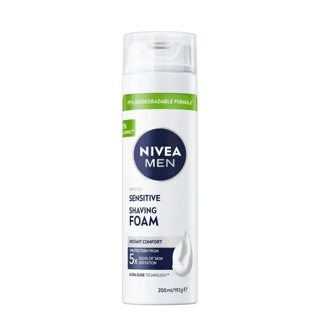 نيفيا حلاقة - Nivea Shaving (Fom, 200ml, Sensitive)
