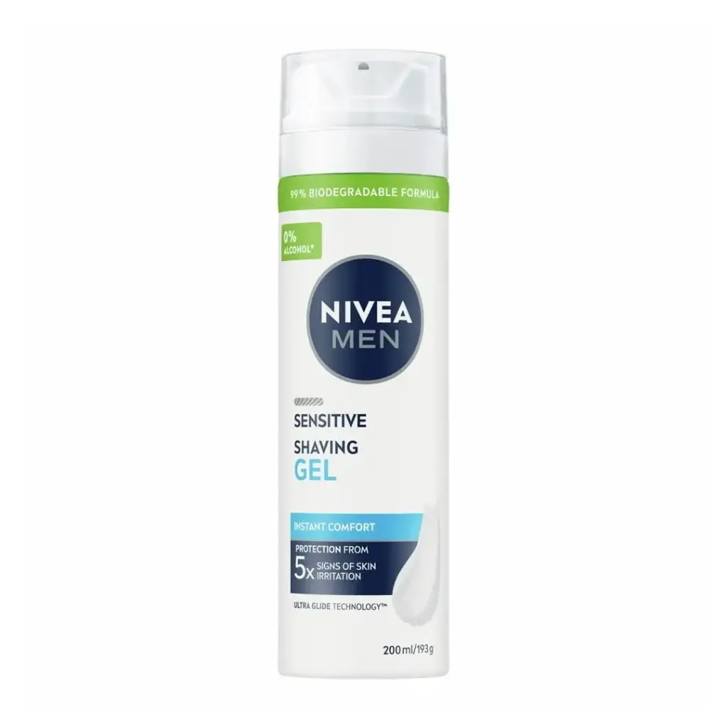 نيفيا حلاقة - Nivea Shaving (Gel, 200ml, Sensitive)
