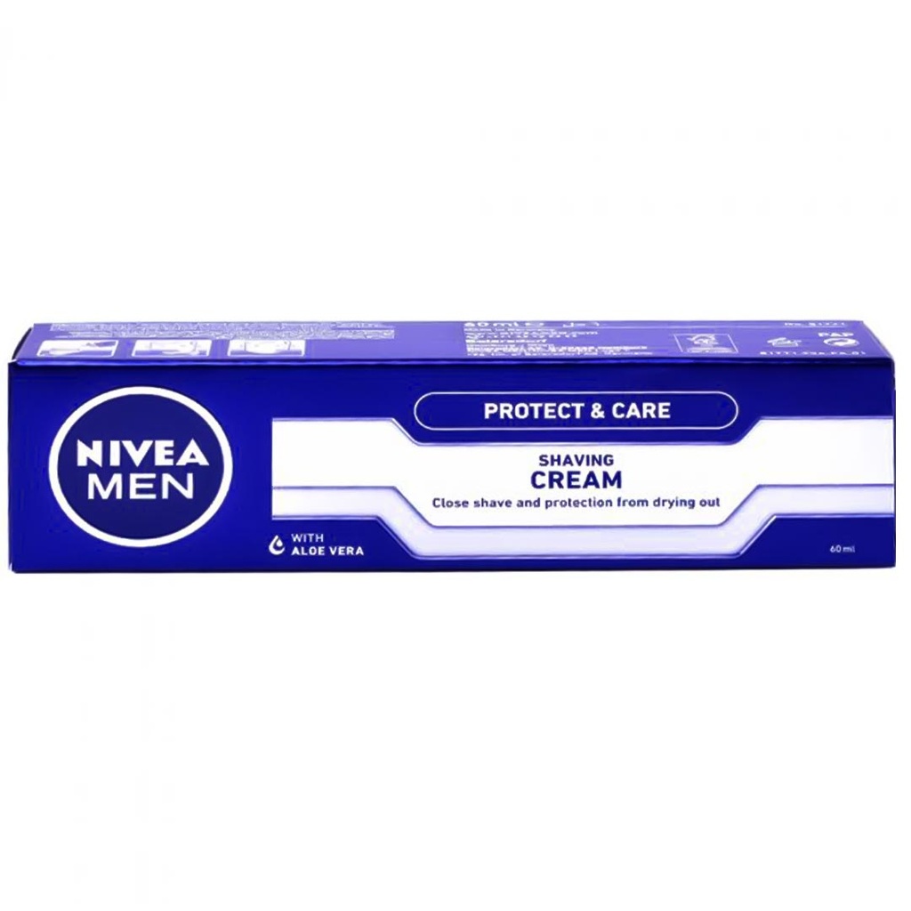 نيفيا حلاقة - Nivea Shaving (كريم, 60ml, بروتكت&كير)