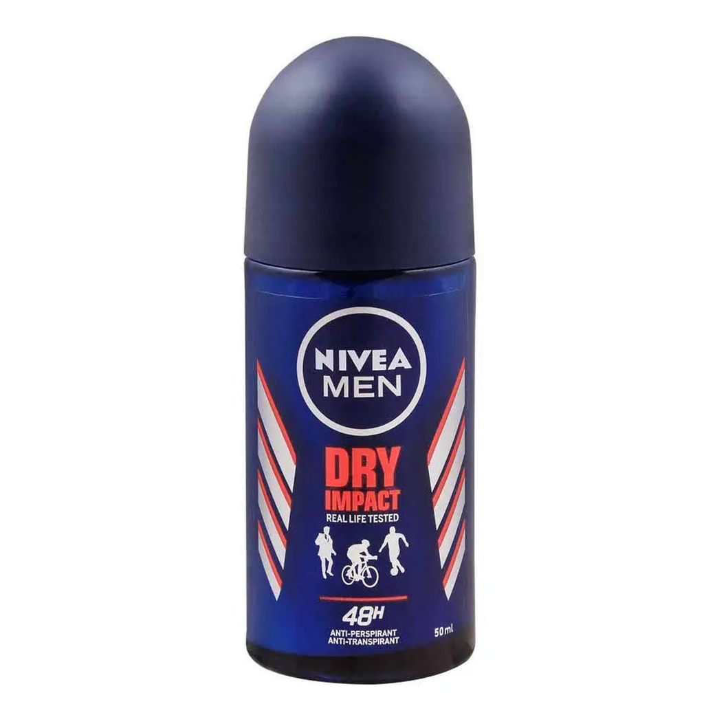 نيفيا رول اون رجالى - Nivea Roll On Men (50ml, دراى امباكت, بدون)