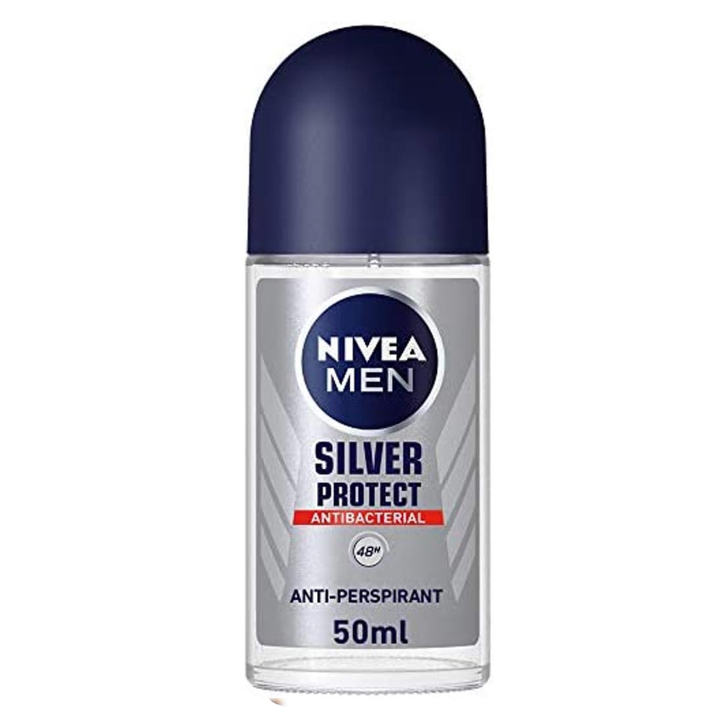 نيفيا رول اون رجالى - Nivea Roll On Men (50ml, سيلفر بروتكت, بدون)