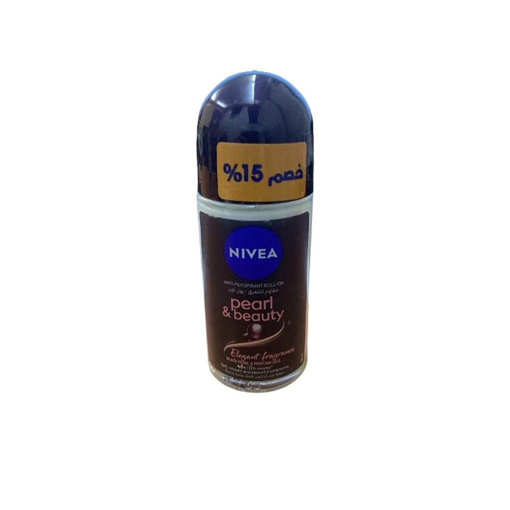 نيفيا رول اون نسائى - Nivea Roll On Women (50ml, بيرل & بيوتى بلاك, خصم 15%)