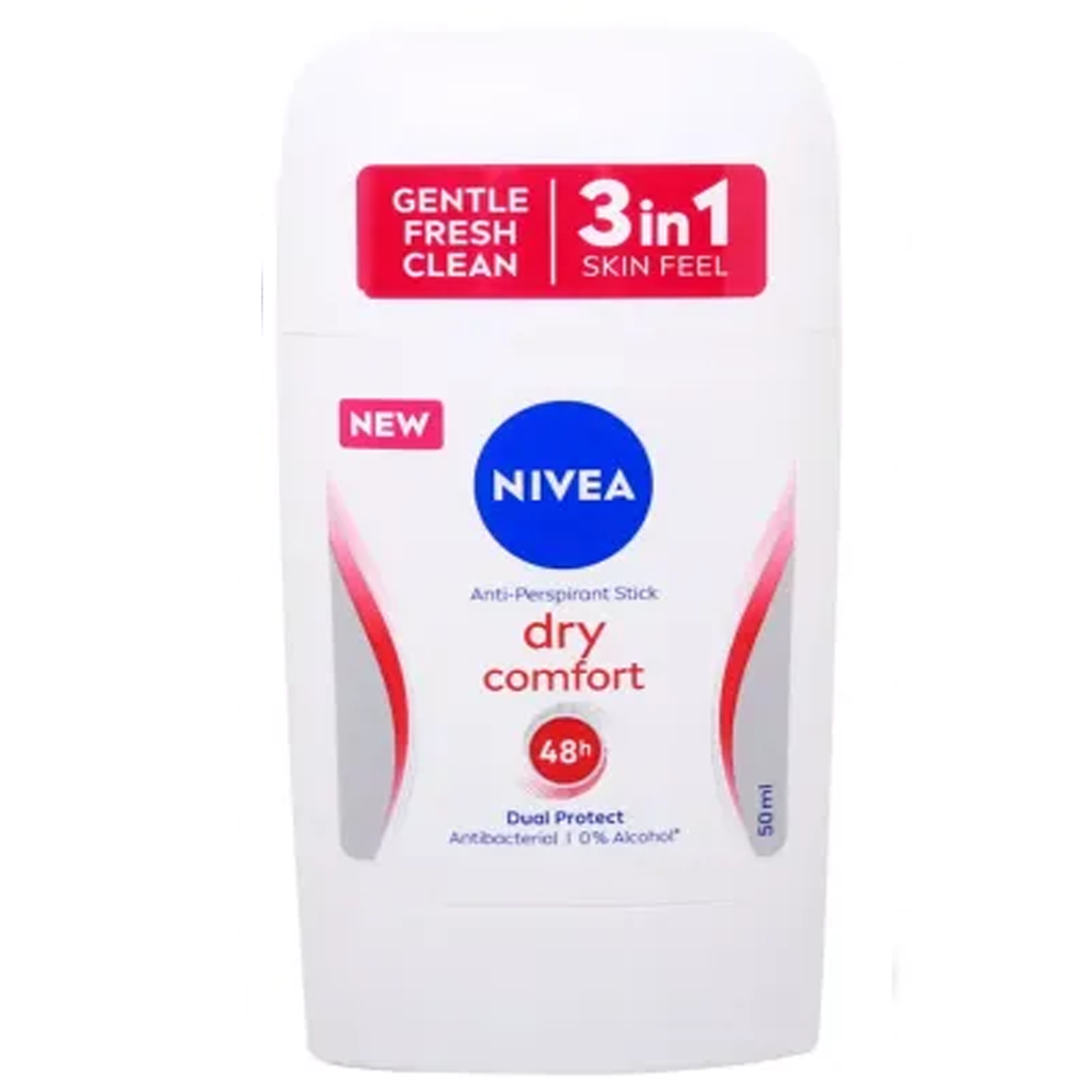 نيفيا ستيك - Nivea Stick (نسائى, 50ml, دراى كومفورت, بدون)