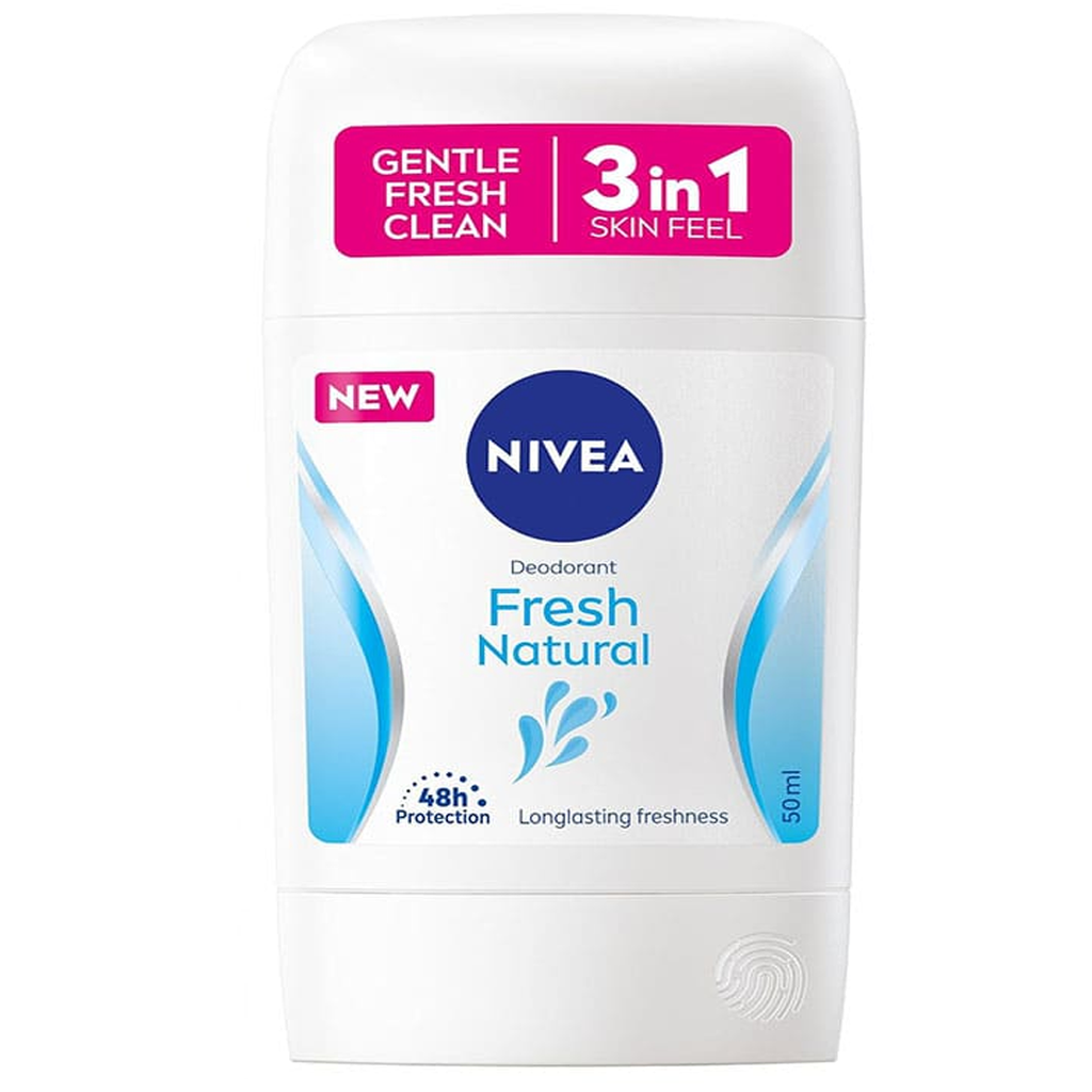 نيفيا ستيك - Nivea Stick (نسائى, 50ml, فريش ناتورال, بدون)