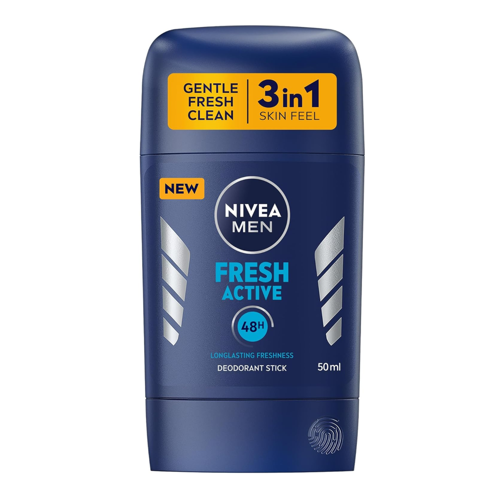 نيفيا ستيك - Nivea Stick Men (رجالى, 50ml, فريش اكتيف, بدون)