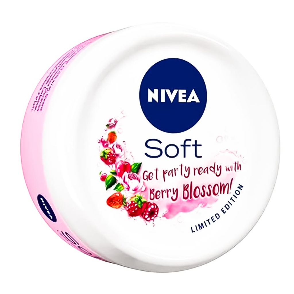 نيفيا سوفت - Nivea Soft (100ml, توت, بدون)