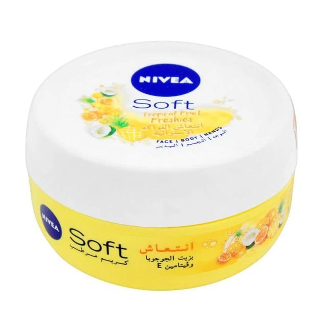 نيفيا سوفت - Nivea Soft (100ml, فواكة, بدون)