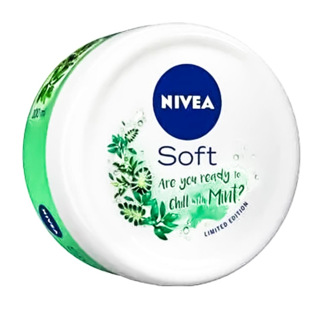 نيفيا سوفت - Nivea Soft (100ml, نعناع, بدون)