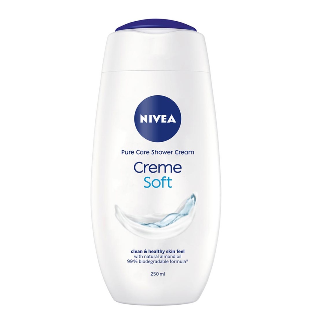نيفيا شاور - Nivea Shower (250ml, كريمى سوفت, بدون)